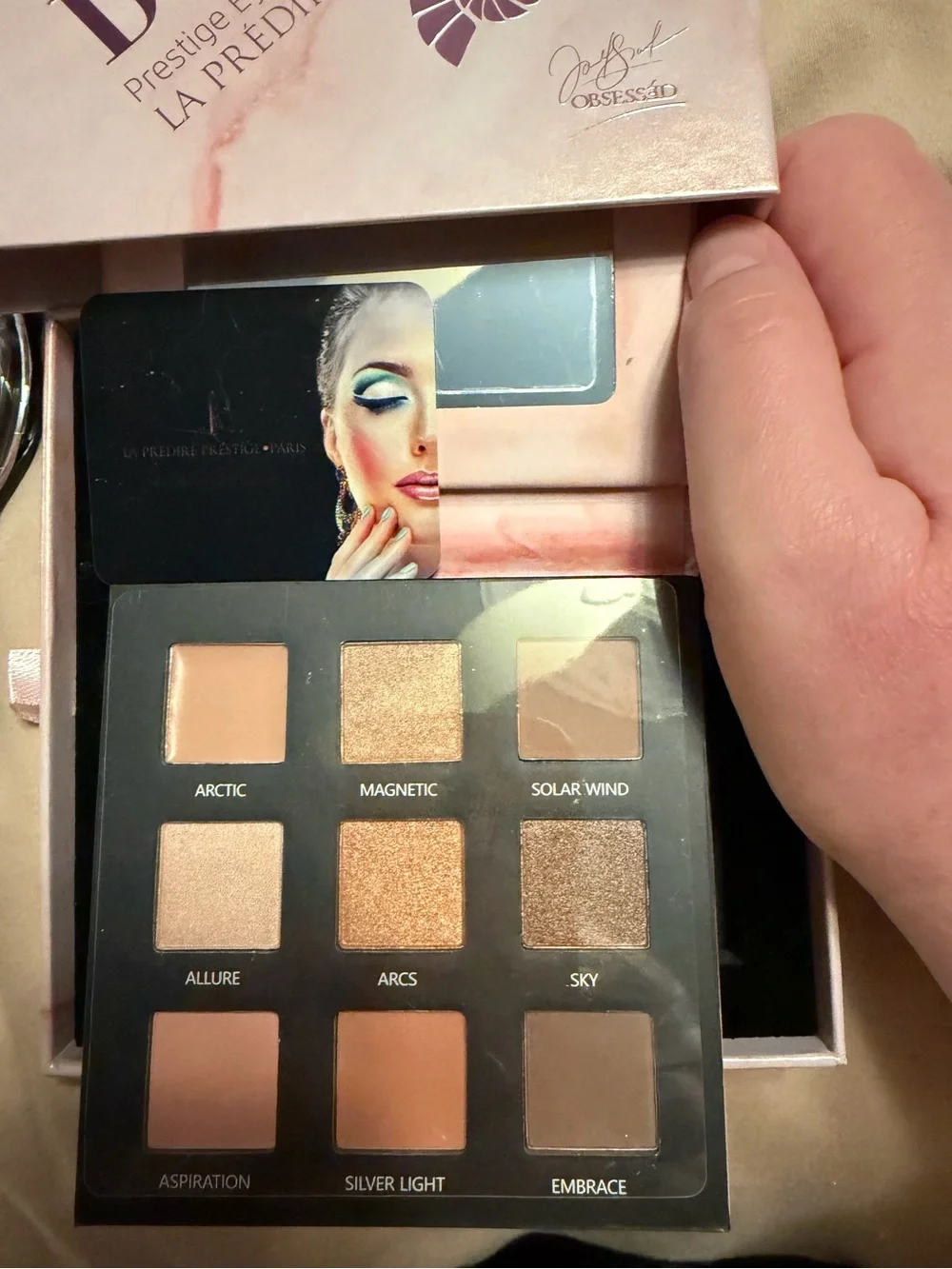 All New!  bareMinerals Warm Eyeshadow Palette with Pink and Bronze Shades